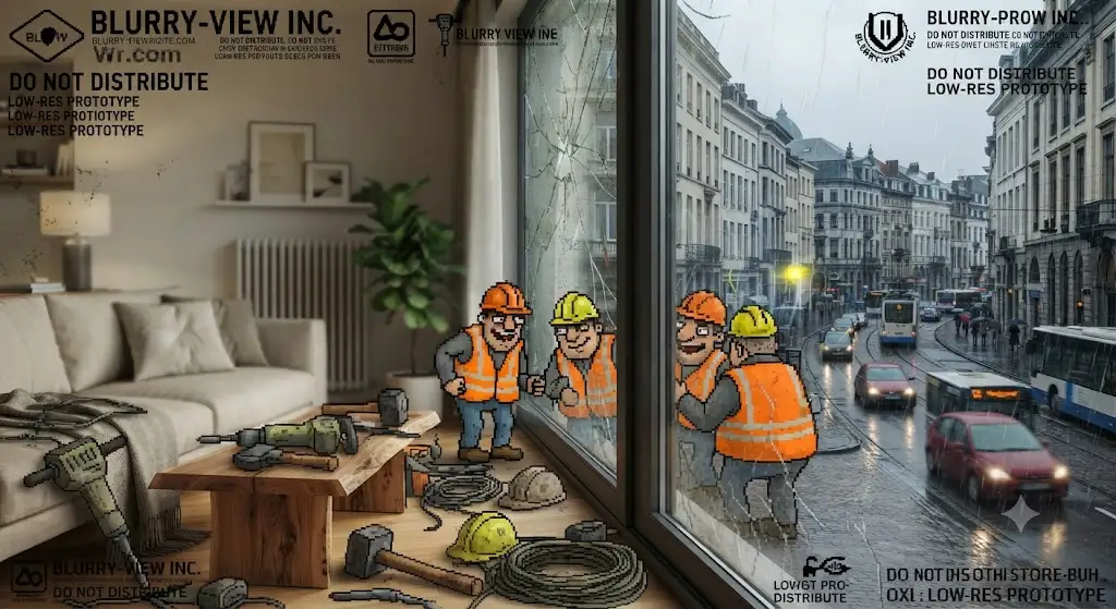 Double vitrage isolant à Bruxelles réduisant les pertes de chaleur et les bruits extérieurs pour un meilleur confort thermique et acoustique
