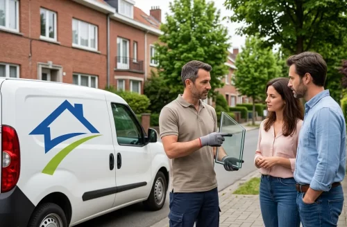 Artisan vitrier conseil pour la pose de double vitrage thermique et acoustique à Uccle